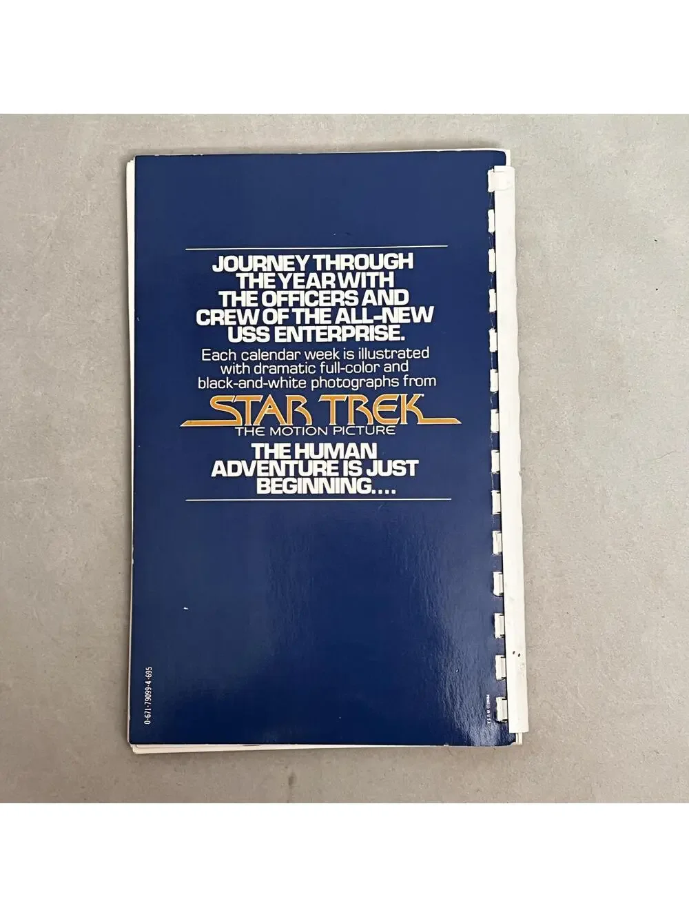 The Official USS Enterprise Officer's Date Book 1980 Desk Calendar